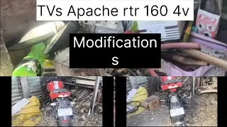 TVs Apache RTR 160 4v /Tail Tidy Remove And Modifications /YTC