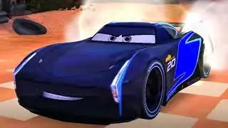 Cars: Lightning League - (Jackson Storm Blue) Run Gameplay