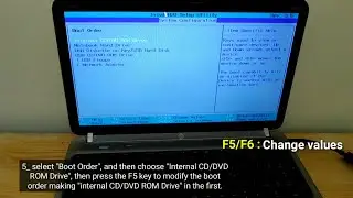 Как загрузиться с DVD на ноутбуке HP для установки Windows 10 / HP Pavilion dv6