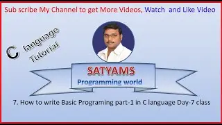 C basic programming part 1