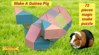 Make A Guinea Pig - 72 pieces magic snake puzzle #SnakeLordMagicSnakePuzzleTutorial 