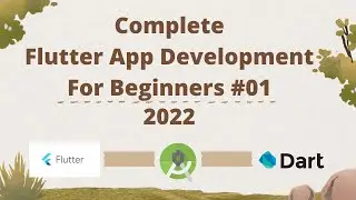 Flutter App Development Tutorial For Beginners 01 - How to install flutter 2022