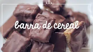 BARRA DE CEREAL com 3 ingredientes - Chef Betina