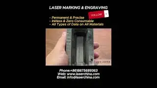 Laser Marking on Steel Special-shaped Molds in Machinery Manufacturing#LaserMarking #SteelMolds