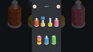 ✨️ Relaxing Nut Sort Level 7 #games #shorts
