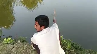 বড়শি দিয়ে মাছ ধরলাম