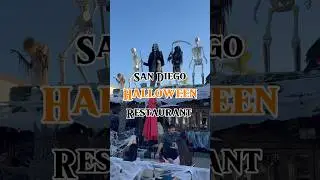Halloween themed restaurant in San Diego called Barbarella Restaurant & Bar #foodie