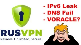 RusVPN Test: DNS? Fail! Speed? Fail! IP Leak? Fail! (OpenVPN)