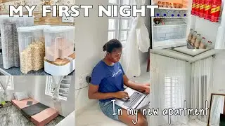 Living Alone Diaries 🌙 | first night in my  apartment | Days in my life