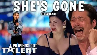 FilipinoBoy Brings Everyone on the Big Stage of Filipina Got Talent to Tears With Shes gone Song 