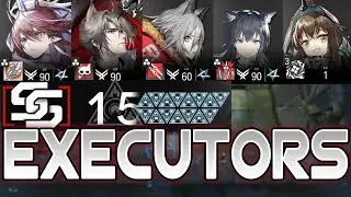 5 Executors | CC#12 Day 4 [Sal Viento Karst] RISK 15 | Arknights | Best Plays
