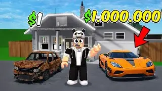 1 Dolar vs 1 Milyon Dolarlık YARIŞ MEDENİYETİ 4! - Roblox Brookhaven 🏡rp