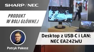 #NEC EA242WU - monitor z #USB C i #LAN