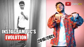 CarryMinati Instagram Pic's Evolution | 2016 / 2021 | MUKKII EDITX | @Carryminati