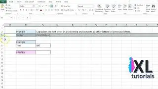 How To Change All Caps To Proper Case In Excel