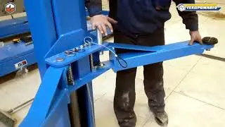 Монтаж двухстоечного автоподъемника S4B-2
