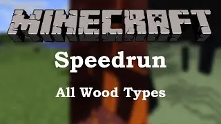 Minecraft Speedrun All Woods / Set Seed - 1:21 [Former WR]