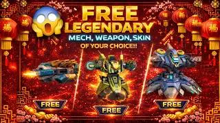 FREE LEGENDARY MECH and WEAPON WITH SKIN?! Discord Events Explained 😱🔥 | Mech Arena