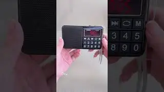 PRUNUS J-429 Big Buttons Radio Digital Radio FM AM SW Rechargeable Friendly to Elderly Friends
