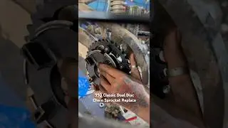 Royalenfield Classic 350 Dual Disc Chain Sprocket Replace #royalenfieldclassic350 #royalenfield