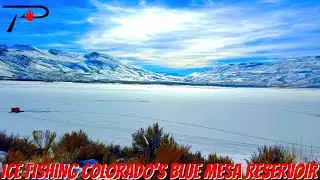 An Hour Ice Fishing Blue Mesa Reservoir