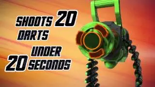 Prime Time Toys DartZone Covert Ops Scorpion Gatling Dart Blaster
