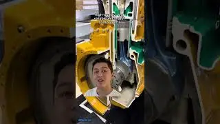 Explore the power behind the machine &ndash; the Caterpillar excavator engine. #excavatorpart #caterpillar