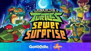 Rise of the TMNT: Sewer Surprise | GoNoodle + Nickelodeon | Workout Videos for Kids