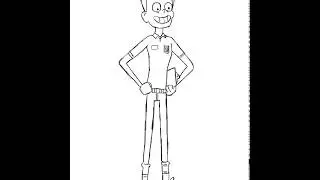 How to draw Daniel from camp camp