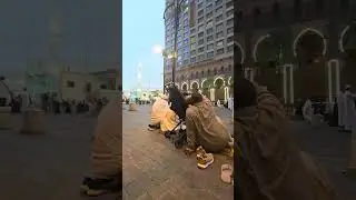 ADHAN MAGRAB IN THE HARAM MECCA اذان مغرف في المكة المكرمة
