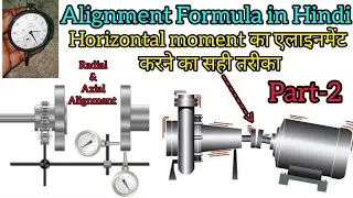 Alignment formula in Hindi | Horizontal moment Alignment method | Alignment kaise karte h#alignment