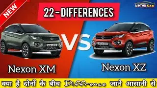 Nexon XM vs XZ 2021 || Detailed Comparison of Nexon mid variant by Motor Car