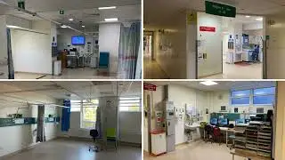 Photos from the previous Emergency Department at QA Hospital