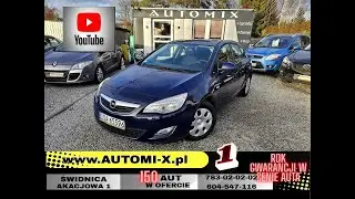 AUTOMI-X.PL PONAD 150 AUT W OFERCIE - OPEL ASTRA 1.4 BENZYNA + LPG * 2010R. ZAREJESTROWANY W PL