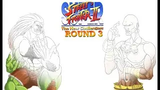 Drawing all Super Street Fighter 2 Characters ROUND 3