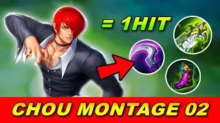 CHOU MONTAGE 02 - ZYROON ONESHOT CHOU BUILD (must try) - Mobile Legends