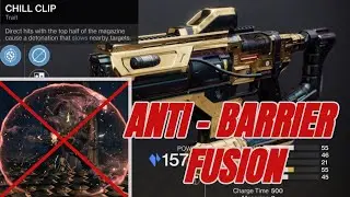 ANTI Barrier FUSION Rifle Rounds: This Fusion DESTROYS Champions (CHILL CLIP) Riptide - Destiny 2