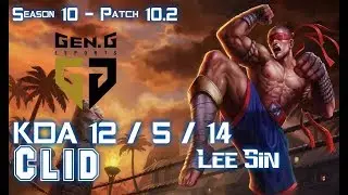Gen Clid LEE SIN vs JARVAN IV Jungle - Patch 10.2 KR Ranked