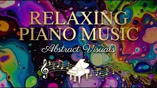 Abstract Liquid Art 4K + Relaxing Music for Focus & Stress Relief