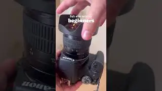 Features Beginners Must Try: Allure Fish Eye Lens for Canon 📷 Link in bio #beginnerphotographer