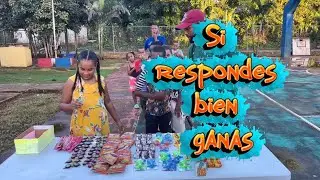 El juego más divertido con los niños en el campo con muchos premios y risas 🤣 