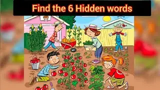 Can You Find the 6 HIDDEN WORDS from the pictures|100% fail to answer all the challenges |Odd puzzle