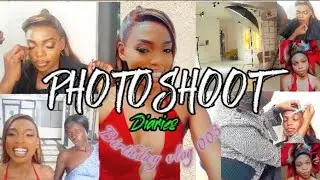 Preparing for my GRAND Photoshoot (Makeup & Hair Glow-Up#prebirthday #prepvlog #outdoorphotoshoot