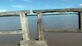 Travessia da ponte do rio Ibicui entre Itaqui x Uruguaiana- RS