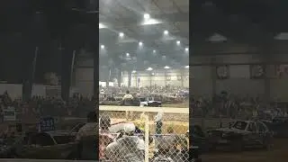 the summit indoor derby #demolitionderby #derbycar #builtnotbought #derbylife #derby4life