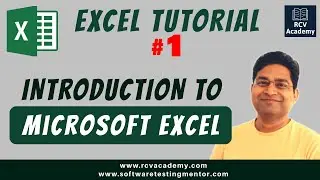 Excel Tutorial #1 - Excel Introduction and Workbook Walkthrough