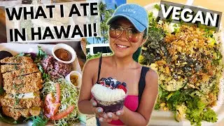 WHAT I ATE IN HAWAII AS A VEGAN! (Honolulu, Hawaii Food & Travel Vlog)