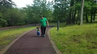 Toddlers are not good water carriers, Grey Towers (8/26/17)