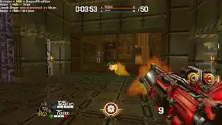 Quake Champions: Doom Edition - Corrupted Station (Deathmatch Gameplay with Bots)