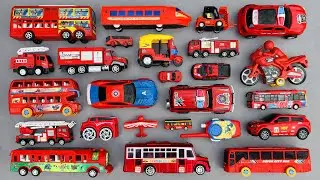 Different Types of Red Color Transportation Toy Vehicles Review by ToyHub TV
